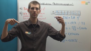 Im Video wird exponentielles Wachstum erklärt. 